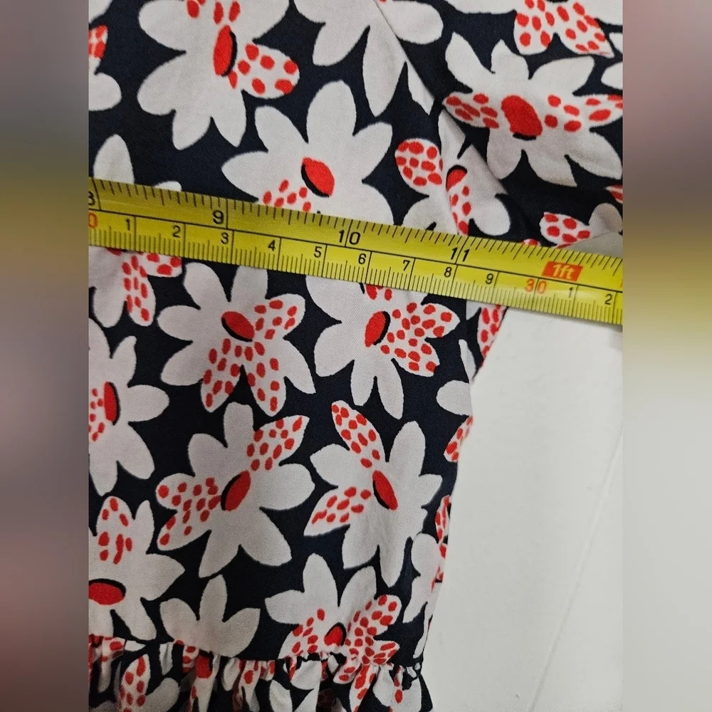 NWT J. Crew Crewcuts Girls Cotton Blend Daisy Print Dress - Picture 8 of 8